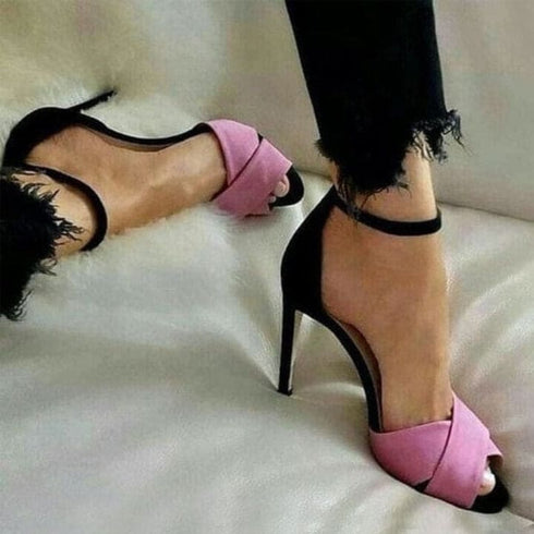 Black & Blush Stilettos